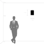 712624 Бра AGAVE 2х40W E14 СЕРЕБРО С ПАТИНОЙ/ПРОЗРАЧНЫЙ — изображение 4