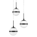 813137 Люстра GLOBO 3х40W E14 black/white — изображение 7