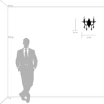 694622 Бра STREGARO 2х60W E14 ЗОЛОТО — изображение 2