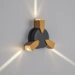 380633 Светильник DITO 3х1W LED 330LM G ЧЕРНЫЙ/ЗОЛОТО 4000K — изображение 4