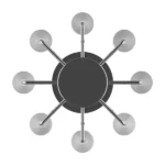 807086 Подвес PUNTO 8х25W G9 ХРОМ/БЕЛЫЙ — изображение 10