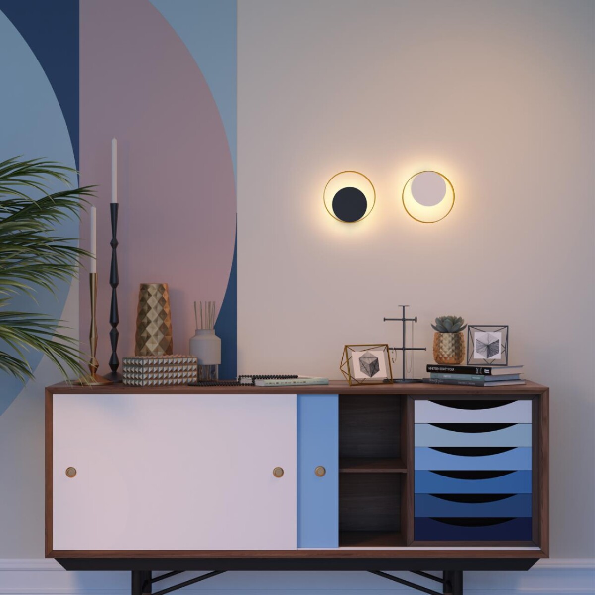 3899/7WB HIGHTECH ODL20 000 черный/металл Настенный светильник LED 3000K 7W 220V MONDY — изображение 1