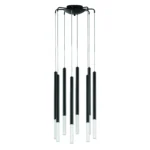 L8T747137 Люстра TUBO LED 40W 2000LM 360G ЧЕРНЫЙ 3000K (574737+747137 (8шт)