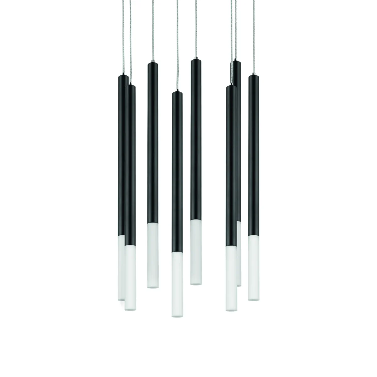 L8T747137 Люстра TUBO LED 40W 2000LM 360G ЧЕРНЫЙ 3000K (574737+747137 (8шт) — изображение 3