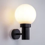 373610 Светильник BOLLA 1x10W (led) E27 ЧЕРНЫЙ IP65 — изображение 2