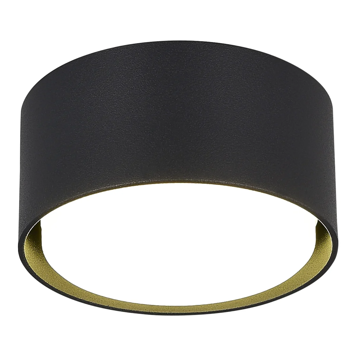 ST164.402.01 Светильник потолочный Черный GX53 1*50W IP20 D85xH40 220V Без ламп Накладные светильники — изображение 1