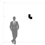 731617 Бра CERO 1х40W E14 ЧЕРНЫЙ/ЗОЛОТО/БЕЛЫЙ — изображение 4