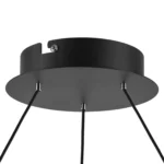 736187 Люстра ROTONDA 51W LED 2808LM 180G ЧЕРНЫЙ 3000K — изображение 2