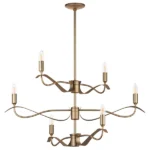 733263 Люстра RAGNO 6х40W E14 ЗОЛОТО