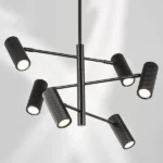 718267 Люстра ROMA 6х28W GU10 (led) MATT BLACK — изображение 4