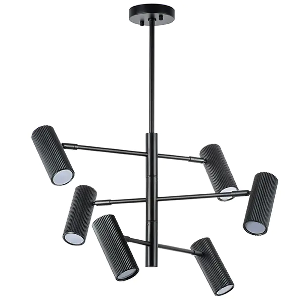 718267 Люстра ROMA 6х28W GU10 (led) MATT BLACK