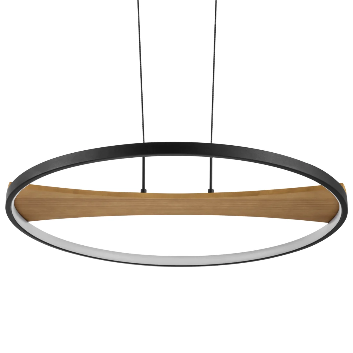 723127 Люстра LODI LED 36W 2880LM ЧЕРНЫЙ/ДЕРЕВО 3000K — изображение 3