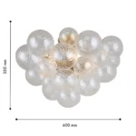 4202-5C, потолочный светильник, D600xH350, 5xE14x40W, excluded — изображение 2