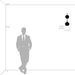 803540 Бра PENTOLA 1х40W E14 ХРОМ/БЕЛЫЙ — изображение 6