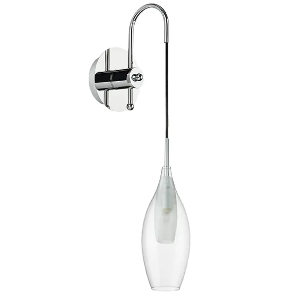 803521 Бра PENTOLA 1х25W G9 ХРОМ/ПРОЗРАЧНЫЙ