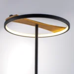 723727 Торшер LODI LED 9W 720LM ЧЕРНЫЙ/ДЕРЕВО 3000K — изображение 4