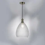 798021 Люстра GENNI 1х40W E27 ЛАТУНЬ/ПРОЗРАЧНЫЙ — изображение 5