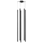 L5T747447 Люстра TUBO LED 25W 1600LM 25G ЧЕРНЫЙ 4000K (574727+747447 (5шт)