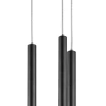 L5T747447 Люстра TUBO LED 25W 1600LM 25G ЧЕРНЫЙ 4000K (574727+747447 (5шт) — изображение 4