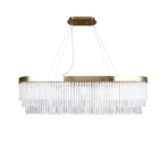 4189-14P, подвесная люстра, L1000xW300xH350/1300, 14xG9x40W, excluded — изображение 2