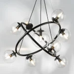 815390 Люстра CROCO 9х40W E14 ЧЕРНЫЙ МАТОВЫЙ — изображение 8