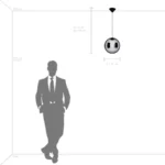 801013 Люстра SFERETTA LED 1х3W 120LM КОФЕЙНЫЙ/КОНЬЯЧНЫЙ 3000K — изображение 2