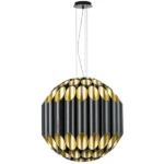 720807 Люстра SIENA 80х40W G9 ЧЕРНЫЙ/ЗОЛОТО