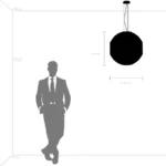 720807 Люстра SIENA 80х40W G9 ЧЕРНЫЙ/ЗОЛОТО — изображение 2