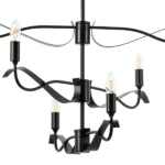 733287 Люстра RAGNO 8х40W E14 ЧЕРНЫЙ МАТОВЫЙ — изображение 2