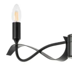 733287 Люстра RAGNO 8х40W E14 ЧЕРНЫЙ МАТОВЫЙ — изображение 3