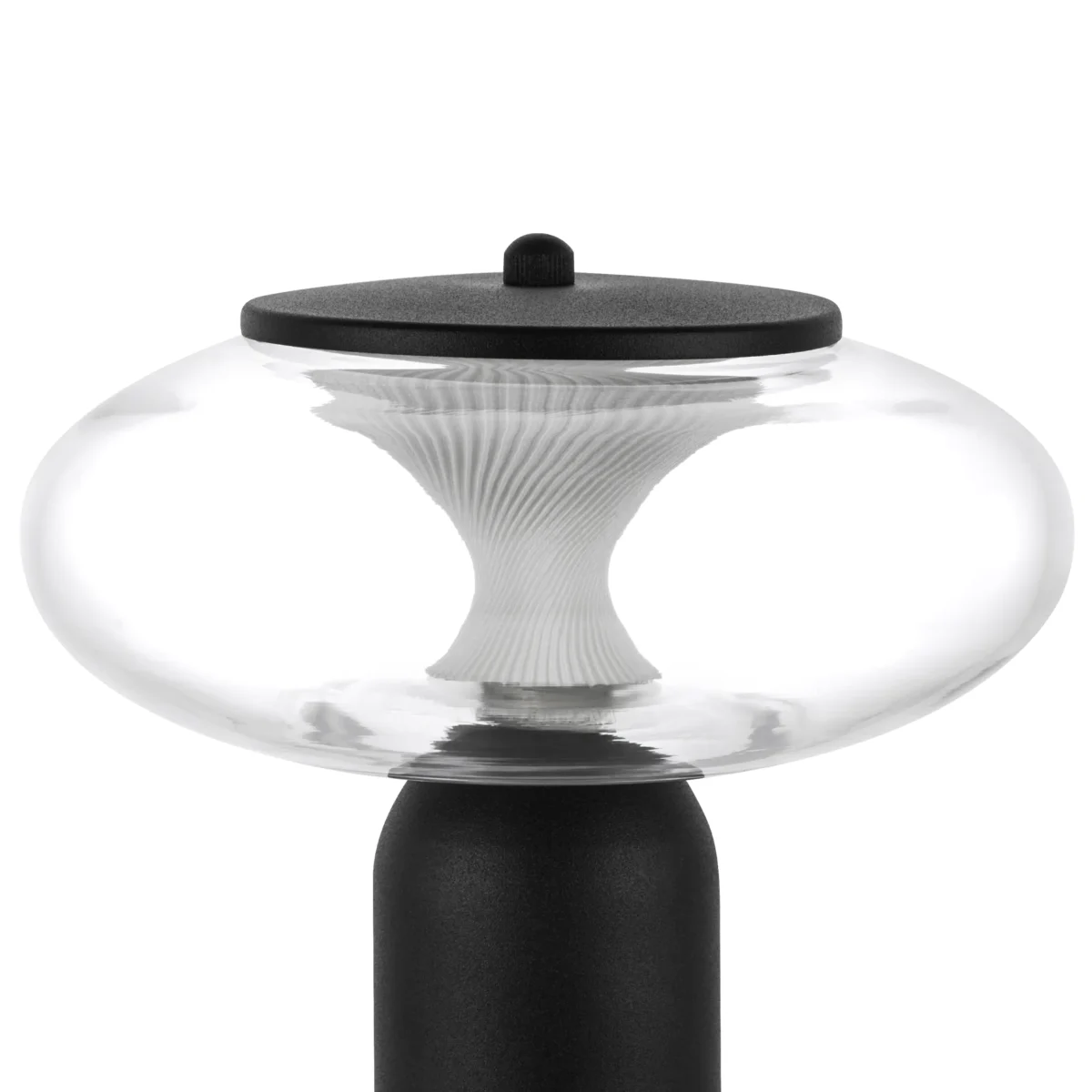 612917 Настольная лампа PALERMO 8W LED 350LM G ЧЕРНЫЙ/ПРОЗРАЧНЫЙ 3000K — изображение 3