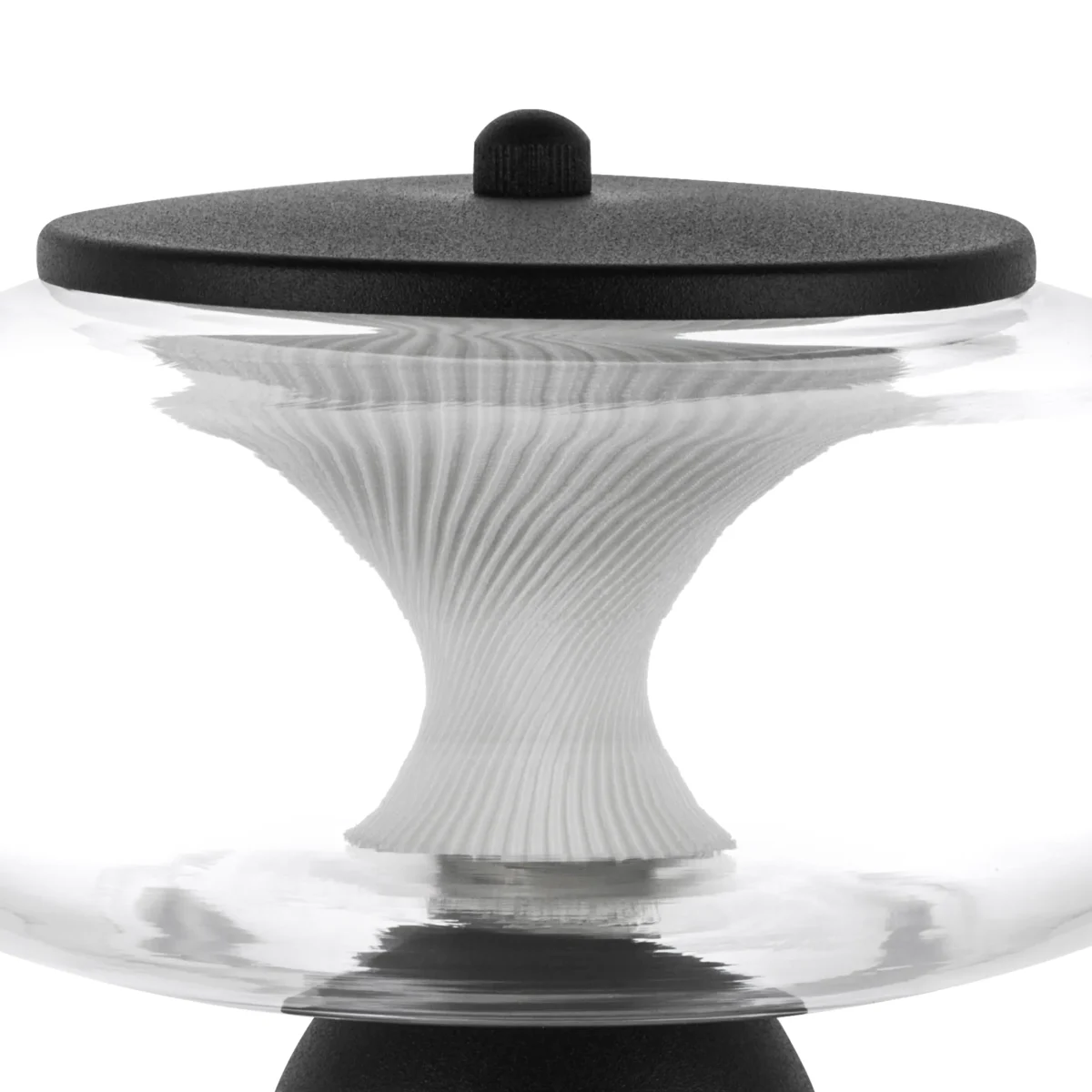 612917 Настольная лампа PALERMO 8W LED 350LM G ЧЕРНЫЙ/ПРОЗРАЧНЫЙ 3000K — изображение 4