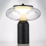 612917 Настольная лампа PALERMO 8W LED 350LM G ЧЕРНЫЙ/ПРОЗРАЧНЫЙ 3000K — изображение 8