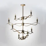 733283 Люстра RAGNO 8х40W E14 ЗОЛОТО — изображение 5