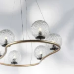 815263 Люстра BARI 6х10W(led) G9 ЗОЛОТО/ЧЕРНЫЙ МАТОВЫЙ — изображение 4