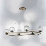 815263 Люстра BARI 6х10W(led) G9 ЗОЛОТО/ЧЕРНЫЙ МАТОВЫЙ — изображение 5