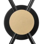 815620 Бра CROCO 2х40W E14 ЧЕРНЫЙ МАТОВЫЙ/ЗОЛОТО — изображение 4