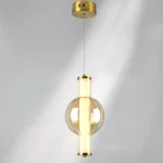 800033 Люстра BOTTO LED 6W 730LM ЛАТУНЬ/КОНЬЯЧНЫЙ/БЕЛЫЙ 3000K — изображение 3