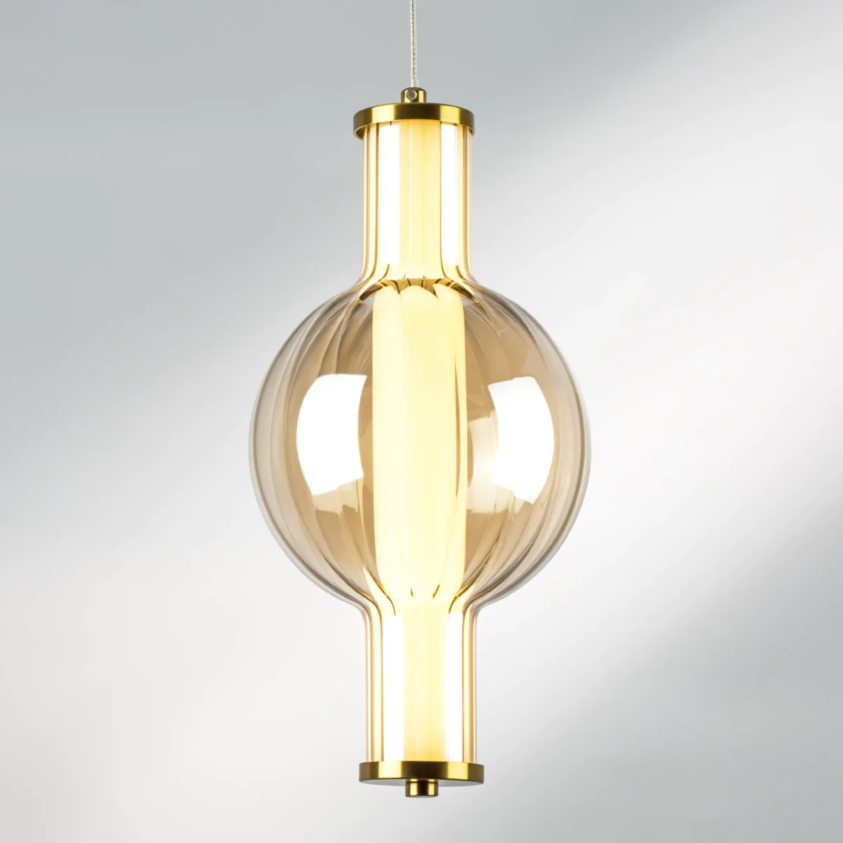 800033 Люстра BOTTO LED 6W 730LM ЛАТУНЬ/КОНЬЯЧНЫЙ/БЕЛЫЙ 3000K — изображение 11