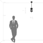 725113 Люстра FIRENZE 1х40W E14 ЗОЛОТО — изображение 2