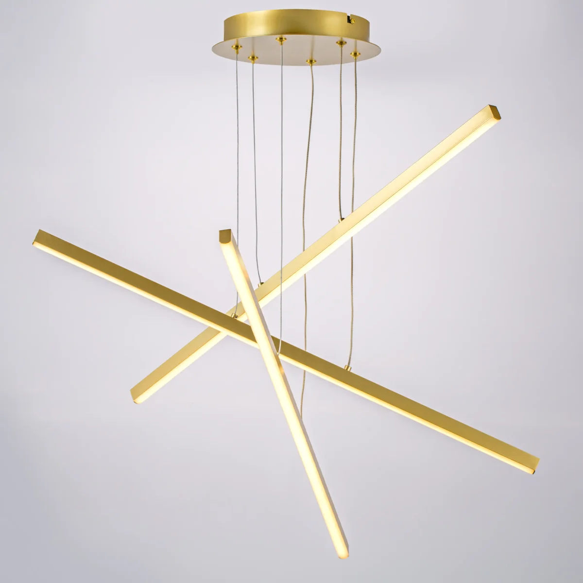 739132 Люстра PALLA 36W LED 1620LM ЗОЛОТО 3000K — изображение 7