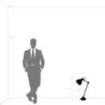 865914 Настольная лампа LOFT 1х40W E14 ХРОМ — изображение 6