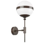 813617 Бра GLOBO 1х40W E14 умбра/белый