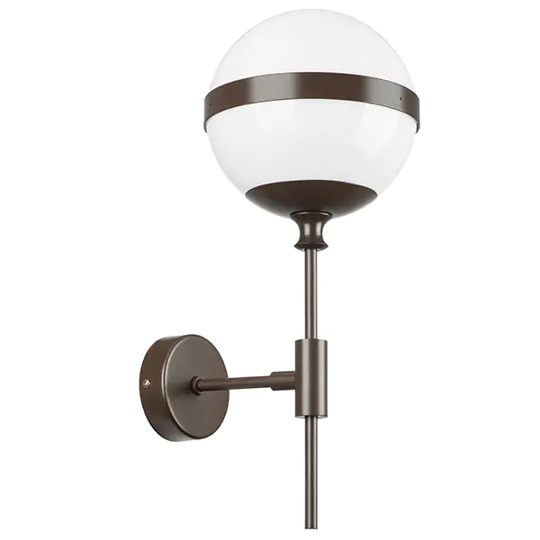 813617 Бра GLOBO 1х40W E14 умбра/белый