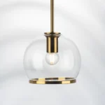 729011 Люстра SFERICO 1х40W E27 ЛАТУНЬ/ПРОЗРАЧНЫЙ — изображение 2