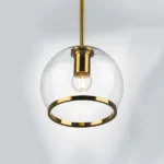 729011 Люстра SFERICO 1х40W E27 ЛАТУНЬ/ПРОЗРАЧНЫЙ — изображение 5