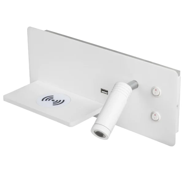 808546 Бра MURO 4,5W+3W LED 360LM+240LM БЕЛЫЙ 3000K