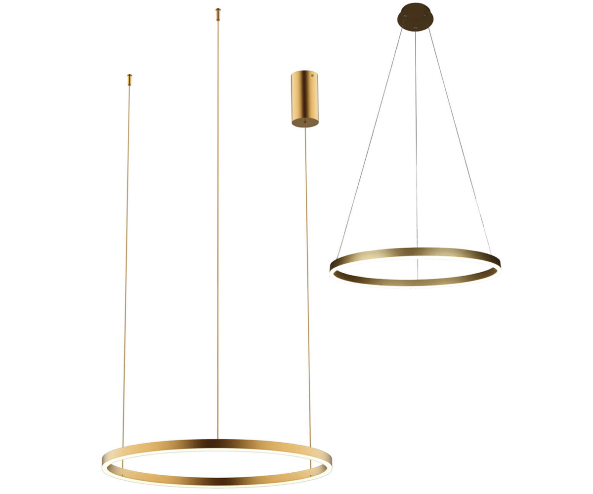 00022447 08213S,33P(3000K) Подвес Тор мат.золото d60 — изображение 1