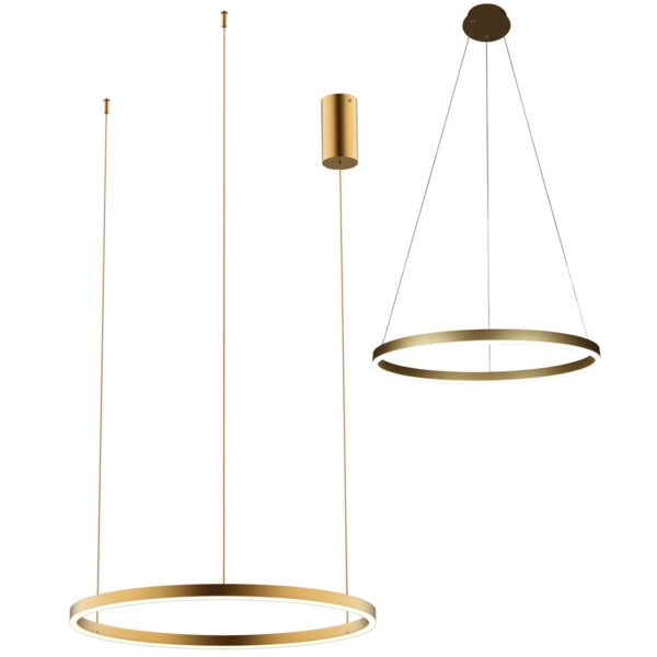 08213S,33P(3000K) Подвес Тор мат.золото d60