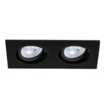 A2178PL-2BK Светильник потолочный встраиваемый TARF для MR16 175x92x25мм черный IP20 монтаж 160x83мм — изображение 2